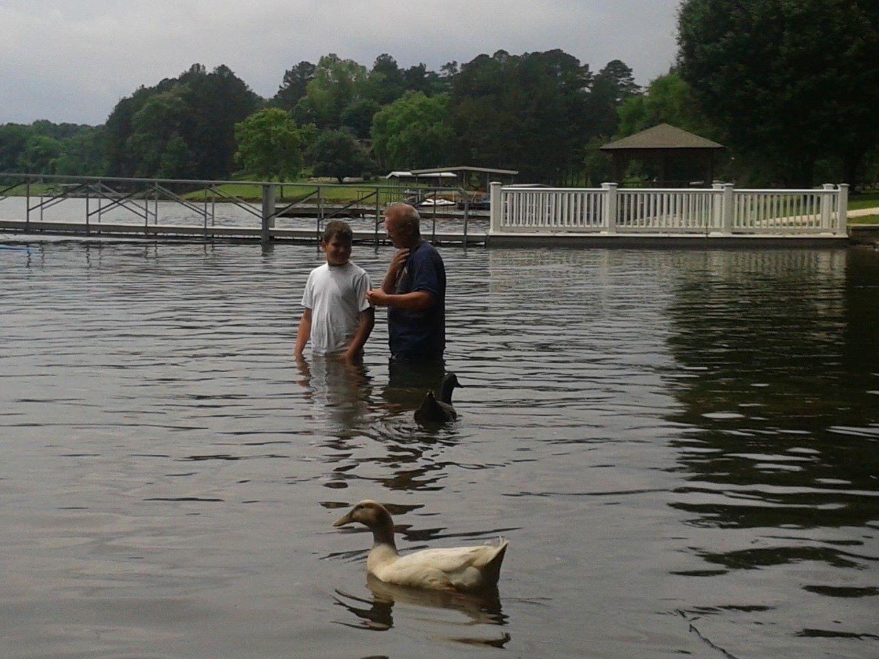 I encourage folks in Baptism Matthew 28:16-20