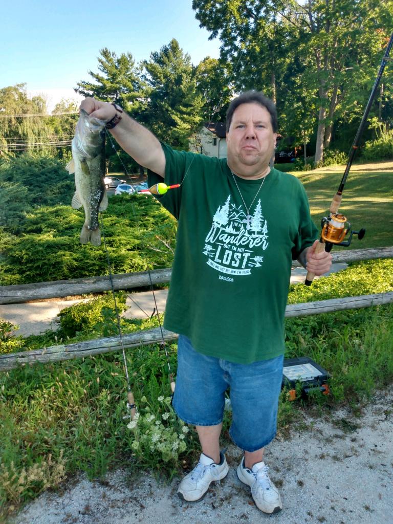 Deacon joe out fishing 