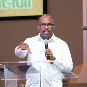 Pastor Michael Carter Preaching on a Sunday morning.