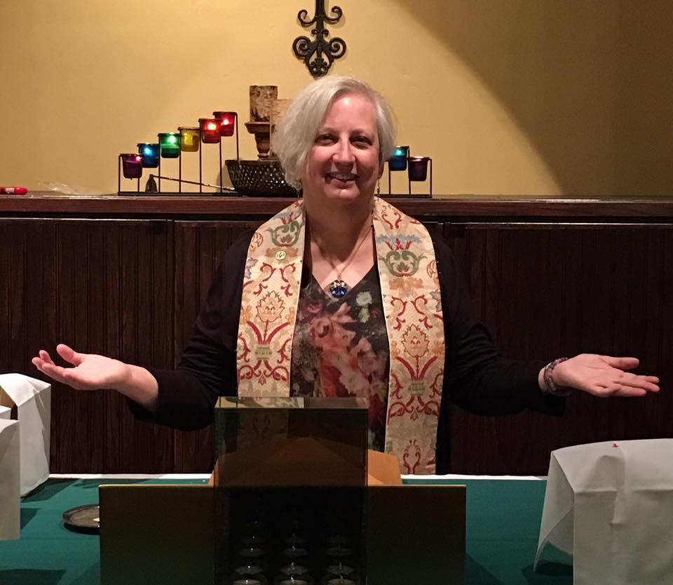 Martha at the altar of Holy Covenant MCC