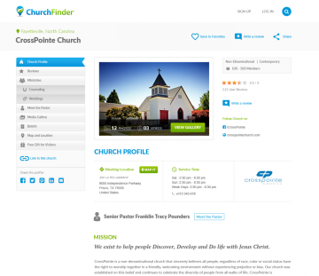 Preview New Church Profiles