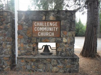 Challenge Community Church Sign