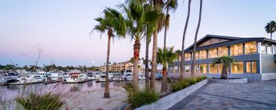 Calvary Chapel of the Harbour is located next to the Huntington Harbor Marina