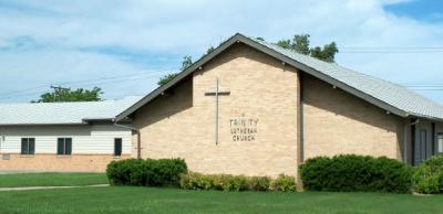 Located on the corner of 12th and Main Street. Trinity Lutheran Church - Chamberlain, SD