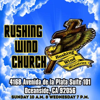 Our Church logo Rushing Wind Ministries Oceanside