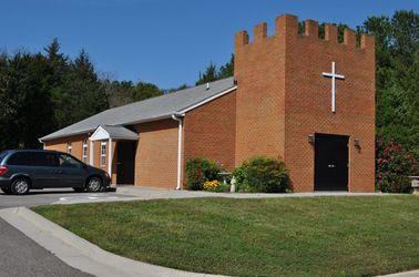 St. Luke's Anglican Church View of the front and side of the church. As we grow, we'll finish out the "tower", maybe with bells?
