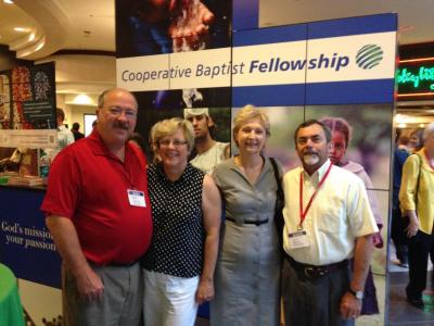 At the Cooperative Baptist Fellowship Annual Meeting, Greensboro, NC