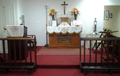 Our Altar before service