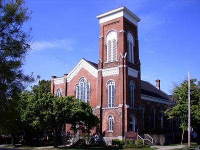 Church photo in the summer