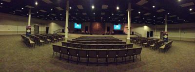 Church Auditorium We are thankful for the new church auditorium that God has provided us with.