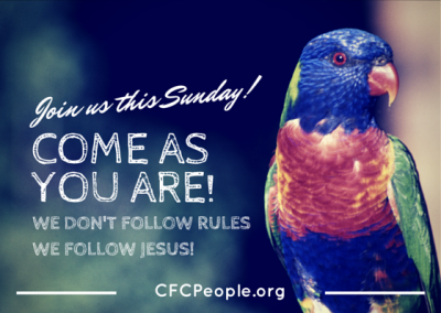 Christian Fellowship Church: Come As You Are! We welcome everyone from all walks of life!