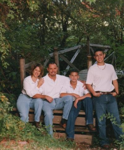 Pastor Thompson and his family. Pastors Duane and Jill and their two sons.