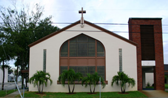 Present traditional sanctuary located on Broad St & Palm Ave built 1950's 