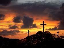 As dawn breaks on Calvary, acceptance of Jesus is the new dawn in our lives Dawn at Calvary