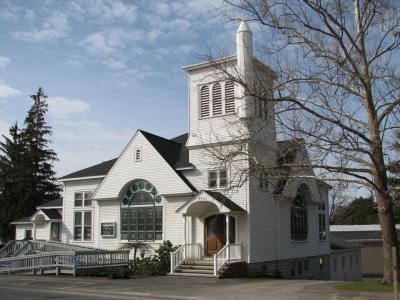 A view of our church building from the north