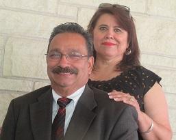 Raul Fernandez and his beautiful wife Luz