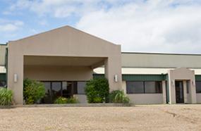 Photo of Church Parking Lot and Front Entrance