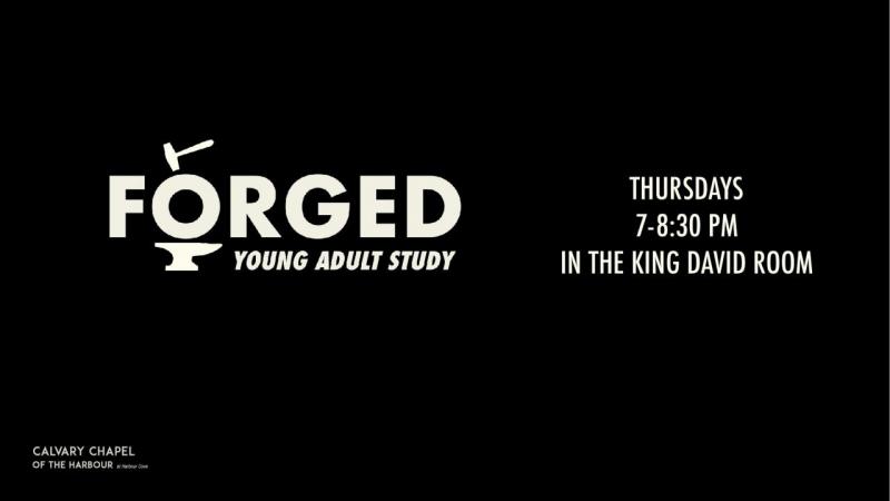 Forged Young Adults Ministry - Thursdays @ 7pm