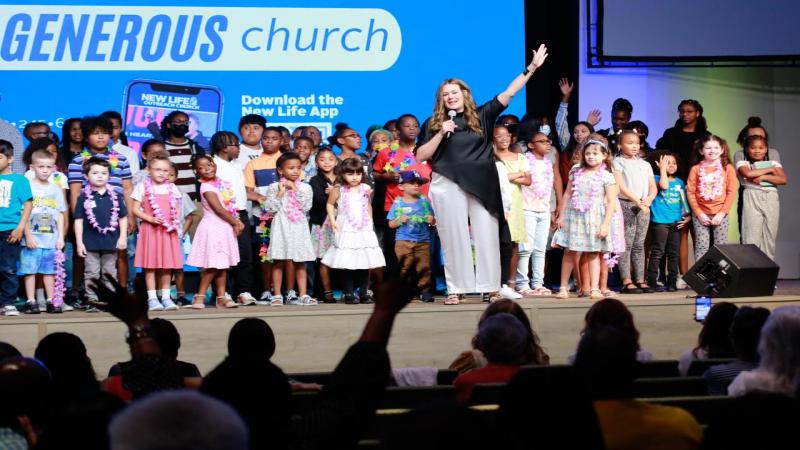 New Life Outreach Church kids choir