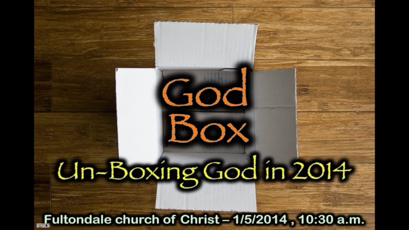 Unboxing  God