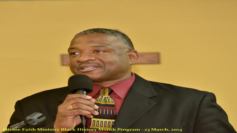 Pastor Watson welcoming visitors and showing godly unconditional love.
