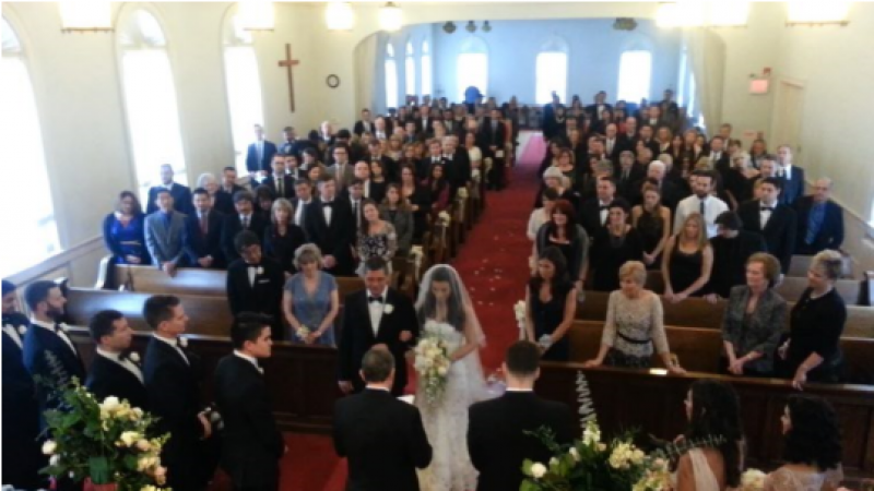 Wedding at Roslyn Presbyterian Church